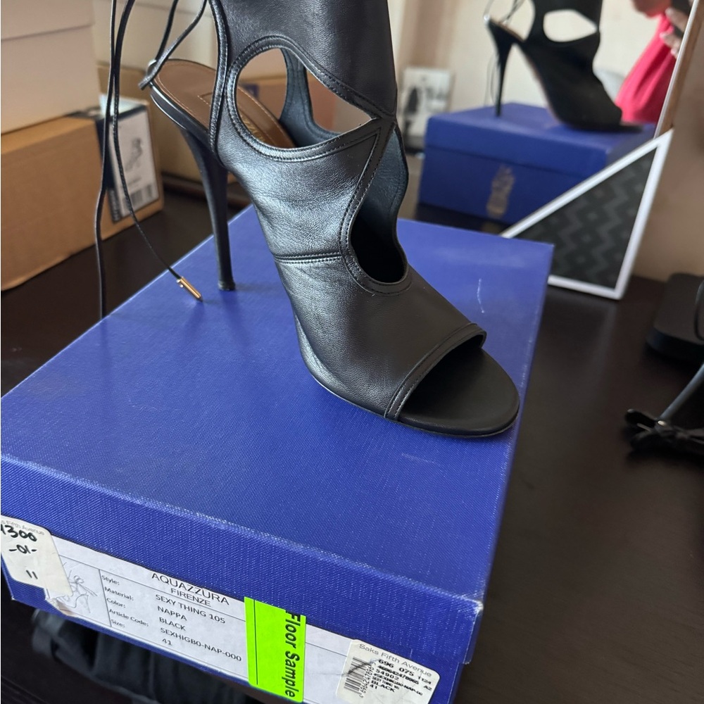 Aquazzura Black Heels